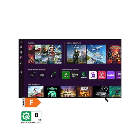 Image de TV QLED 55" (140cm) 55Q60C 2023, 4K - Samsung