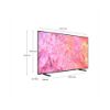 Image de TV QLED 55" (140cm) 55Q60C 2023, 4K - Samsung
