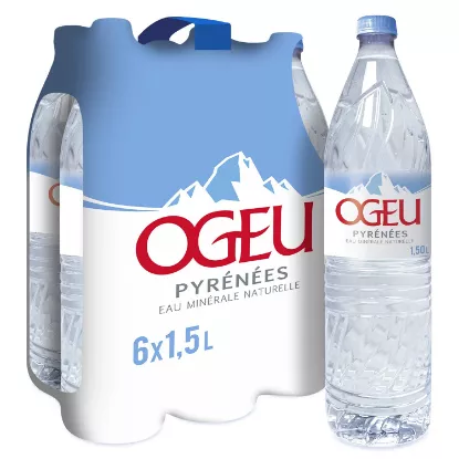 Eau minérale naturelle Source du Roy OGEU Pack 6 x 1,5L