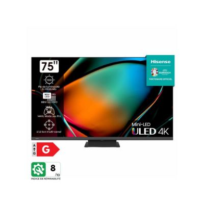 Smart TV Mini-LED 75" (189cm) Hisense TV MINILED 4K | 144HZ VRR 75U8K