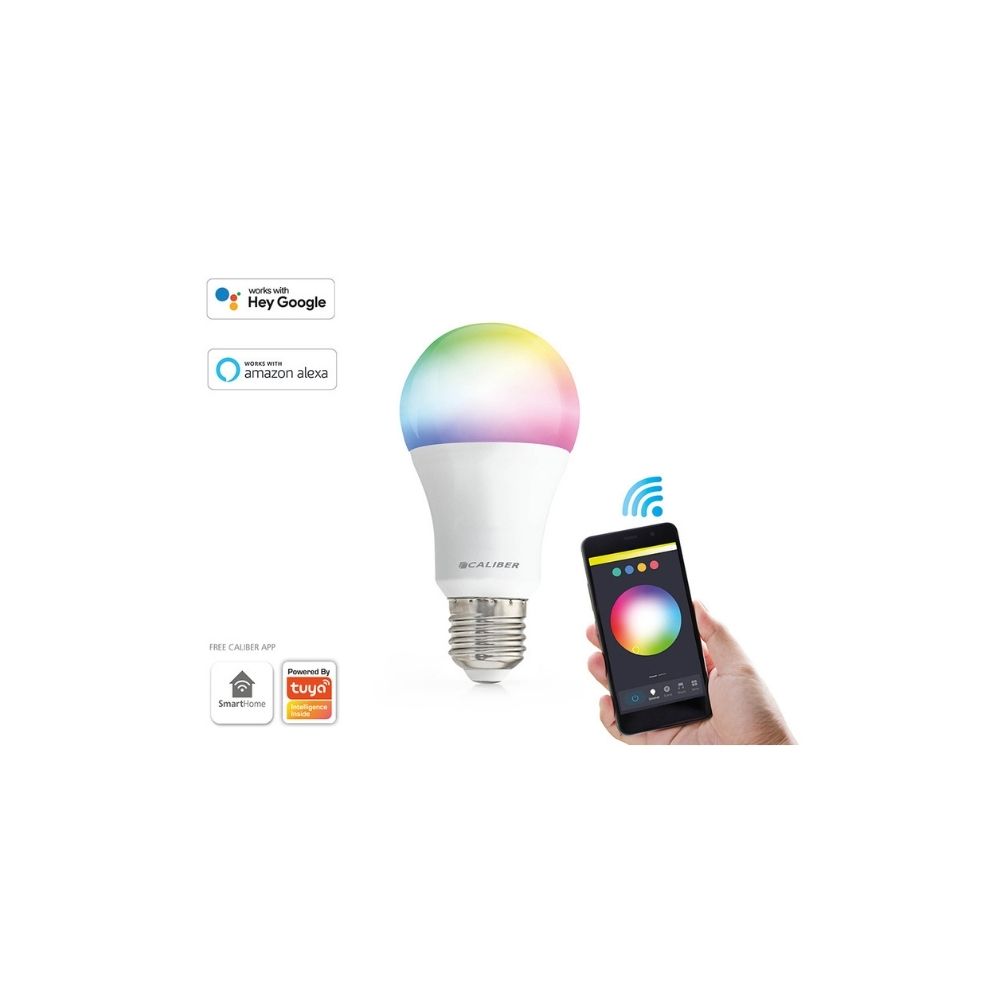 Ampoule LED Connectée E27 RGB - 7W - Multicolore Et Blanc - Contrôle à Distance - Novostella