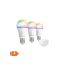 Picture of Pack de démarrage E27 Lampe connectée graduable avec passerelle HBT – 3x A19 ampoules poires LED connectées – 850 Lumen – 8 Watts - Caliber HBT-E27-STARTPACK