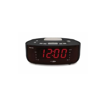 Image de Radio-réveil avec FM, double alarme et lumière de réveil – Noir - Caliber HCG101