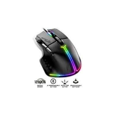 Souris gaming Pro-M5 12800dpi 8 boutons programmables RGB - Spirit of Gamer