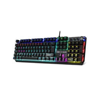 Clavier gaming XPERT-K400 Mécanique RG filaire, USB, rétro-éclairage - Spirit of Gamer