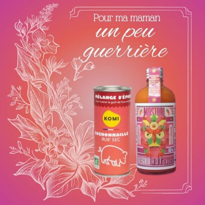 Image de Mélange d'épices Komi Cochonnaille + Sauce Mastari Alegria, pour ta maman un peu guerrière