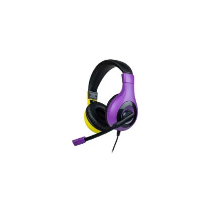 Image de Casque Stéréo Filaire Pour Nintendo Switch/Lite/Oled Violet / Jaune - NACON