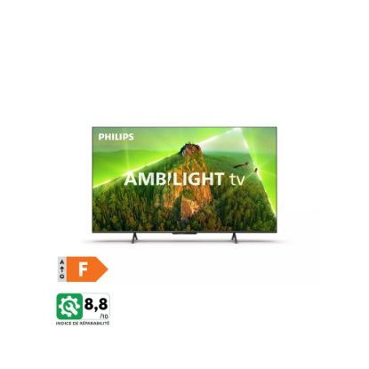 Image de Smart TV Philips Ambilight 43" (108cm) LED UHD 4K HDR - 43PUS8108/12