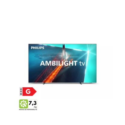 Image de Smart TV Philips Ambilight 65" (164cm) OLED UHD 4K HDR - 65OLED708/12