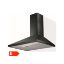 Image de Hotte pyramidale 60cm 370m3 Faber Valia 5605298 - noir
