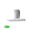 Picture of Hotte murale 90cm 702m3/h - De Dietrich DHB7952W - verre blanc et inox
