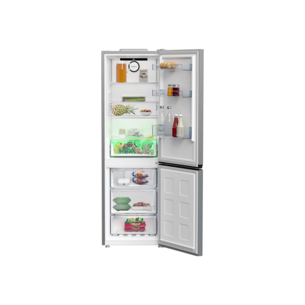 R frig rateur Combin 316L No Frost Beko B300 B3RCNE364HXB Inox 