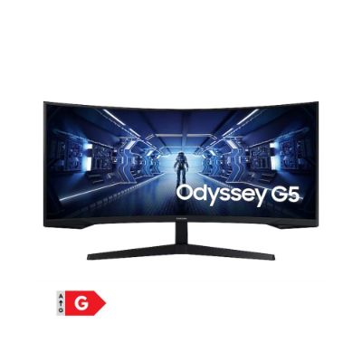 Écran PC Gaming incurvé - Samsung Odyssey G5 34" G55T - Noir - UWQHD - LC34G55TWWPXEN