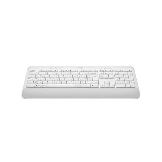 Picture of Clavier sans fil avec repose poignets - Logitech Signature K650 - blanc