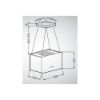 Image de Hotte ilot 60cm 589m3/h - Schneider SCHI6589AN - Noir