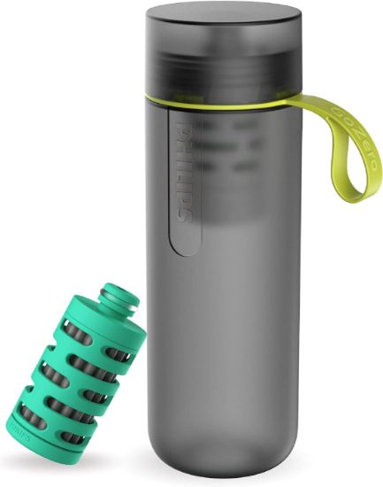 Philips GoZero Active Gourde Filtrante Grise AWP2722GRR/24 + 1 Filtre Adventure