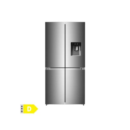 Image de Réfrigérateur multiportes 480L No Frost Distributeur d'eau avec réservoir - Merlin MK-CO4P482EWD-I - Inox