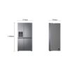 Picture of Réfrigérateur Américain Connecté - Grande capacité 635L | Compresseur Smart Inverter | Door-in-Door™ | Slim SpacePlus™ - LG GSJV50DSXE - Graphite