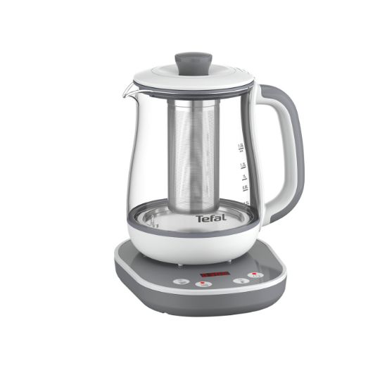 Théière électrique Tefal Tastea BJ551B – 1,5 L, 8 températures, 10 durées d'infusion