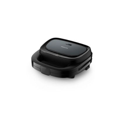 Image de Appareil à croque-monsieur 750W - Philips Série 3000 - HD2330/90 - Noir