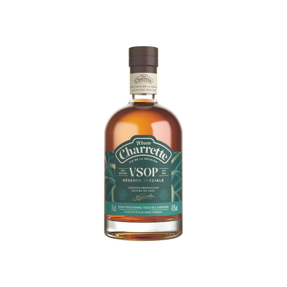 Rhum Charrette Vieux VSOP 70CL + étui - 42°