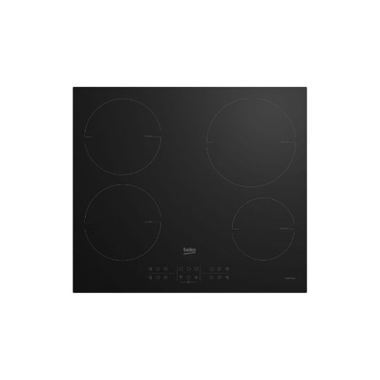 Picture of Plaque de cuisson encastrable 60cm induction 4 foyers 7200W - BEKO b300 HII64200MT