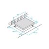 Picture of Plaque de cuisson encastrable 60cm induction 4 foyers 7200W - BEKO b300 HII64200MT