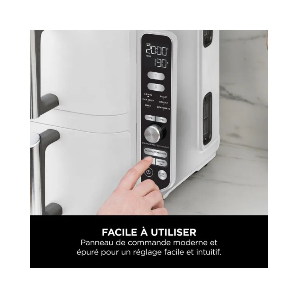 Karinear 36L Four Friteuse Sans Huile, Four Air Fryer XXL Multifonction Avec Commande Tactile Friteuse A Air Chaud Avec 16 Programmes Mini Four 1800w Avec Minuterie De 120 Minutes 40 230 Noir 90214580