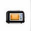 Picture of GRILLE PAIN DOUBLE FENTE AVEC FENETRE TOASTEO GLASS BLACK KITCHENCOOK