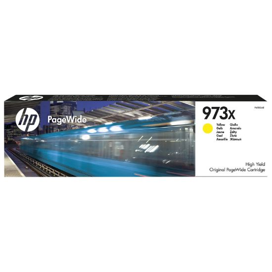 HP 973X Cartouche PageWide Jaune Grande Capacité Authentique