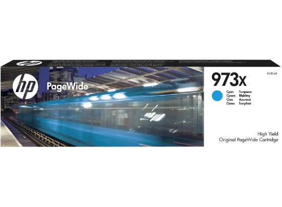 HP 973X Cartouche PageWide Cyan Grande Capacité Authentique