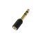 Picture of ADAPTATEUR JACK 6.35 / JACK 3.5, STEREO, M / F, NOIR