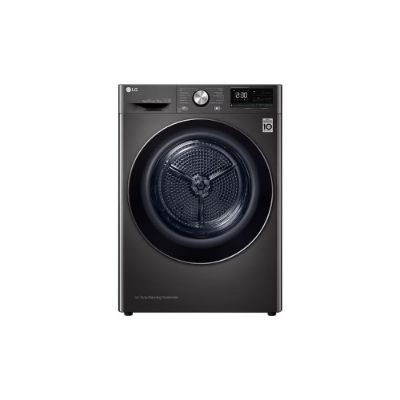 Sèche-linge 9kg Pompe à chaleur | A+++ | Condenseur Autonettoyant | Compresseur DUAL Inverter et moteur Inverter - LG RH9V92BS - Noir