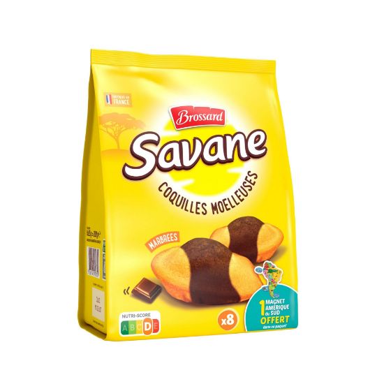 Madeleines Marbrées Savane - Brossard - 200g