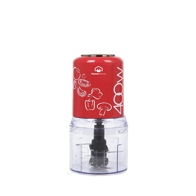 Hachoir Électrique Girmi TR0102 350W - Bol 500ml - Rouge