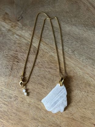Image de Collier Pierre de Lune brute
