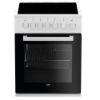 Image de Cuisinière vitrocéramique 60l | 4 feux | Blanc 5800W 50cm | BEKO FSS57100GW