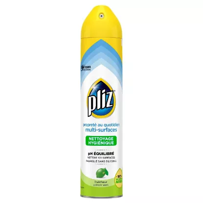Nettoyant Multi-Surfaces PLIZ — Fraîcheur Citron Vert — 250 ml