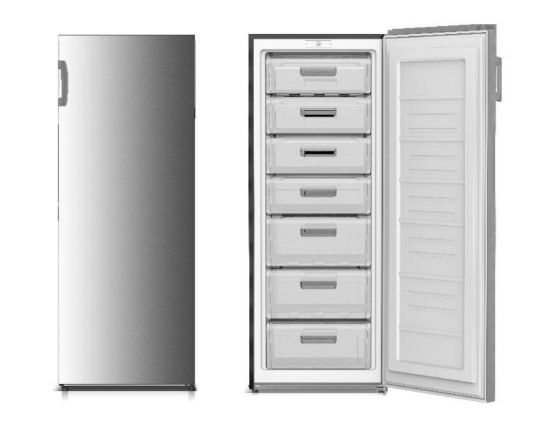 Congélateur armoire 185L Statique - DeRosso DRK-1PCON185E-S - Silver