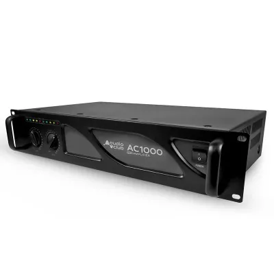Amplificateur sono AUDIO CLUB AC1000 – 2 × 500 W – 4 canaux stéréo – USB/MP3
