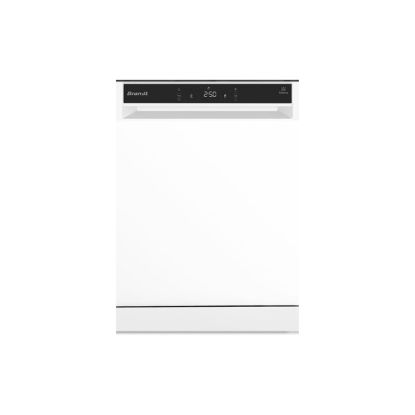 Image de Lave-vaisselle Brandt BDFS54DQW – 15 couverts – Blanc – Pose libre 60 cm – Digital SiTouch – 44 dB – Classe D