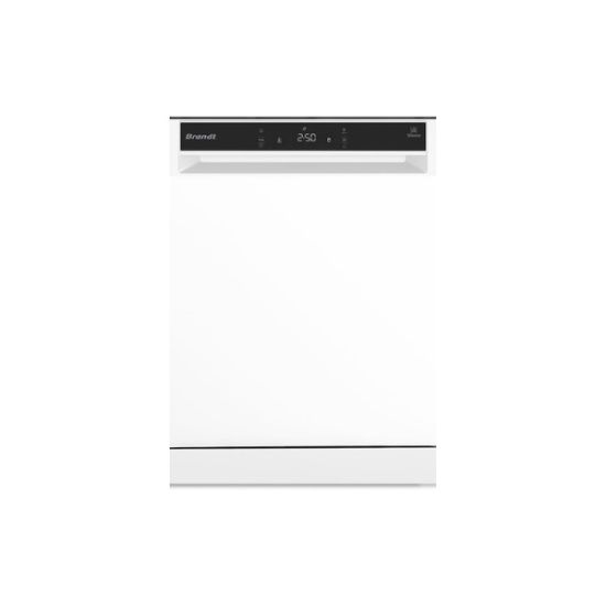 Picture of Lave-vaisselle Brandt BDFS54DQW – 15 couverts – Blanc – Pose libre 60 cm – Digital SiTouch – 44 dB – Classe D