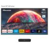 Image de Hisense L9G Laser TV Trichroma 100″ – Projecteur Ultra-Court 4K HDR, Dolby Atmos, 3000 lumens, écran ALR inclus