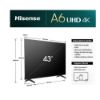 Image de Hisense A6N Smart TV 43″ – TV LED 4K UHD, Dolby Vision & Atmos, Google TV