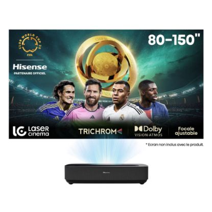 Picture of Hisense PL2 Laser Cinéma – Projecteur UST 4K HDR, Dolby Vision & Atmos, Vidaa U 7.0 – Focale ajustable 80–150″