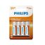 Image de Piles LongLife Philips R6L4B/10 - Lot de 4 piles