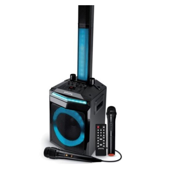 Picture of Enceinte active Pickering Solo-Array-400W/ H90 cm - EFFECT LIGHT-AUX/USB/BT/TWS + 1 Micro+1 MICRO SANS FILS boomer 20 cm