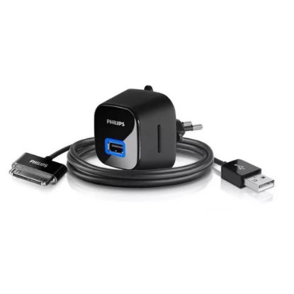 Picture of Philips DLM2235/10 – Chargeur mural USB iPhone/iPod – Noir