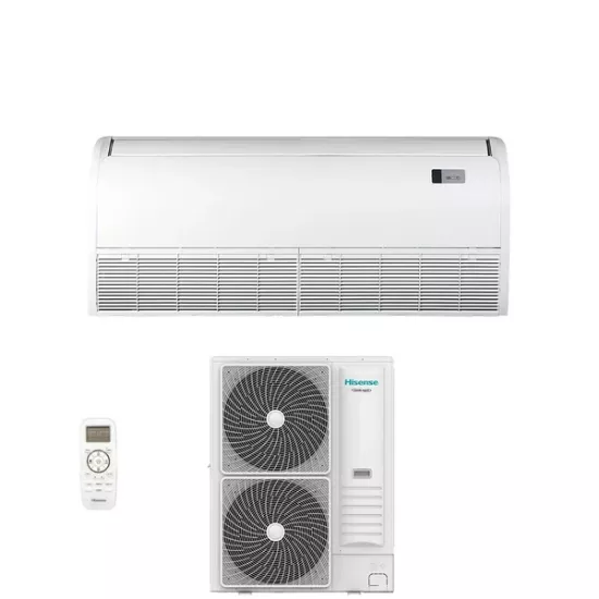 Climatiseur Réversible Plafond / Sol Hisense TURBO 48000 BTU – R32, 13,5 kW, Wi-Fi Optionnel, Télécommande Incluse