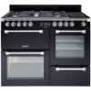 Piano de Cuisson LEISURE Cookmaster CK110F324K – 110 cm, 5 Feux Gaz + Plancha, 3 Cavités, Noir